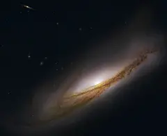 【壁纸里的星空】第二弹 美洲狮上空的NGC 3190



第二弹来袭！这次的主角当然还是苹果。

Apple昨天发布了 OS X Mountain Lion，众所周知，苹果的默认壁纸向来都是星系系列。

这次也毫不例外。美洲狮犀利的眼神凝望着的亿万光年之外的美丽螺旋星系是什么呢？

NGC 3190。地下有美洲狮，天上也有狮子座，照片中的主角NGC 3190就是位于狮子座。横跨75000光年。

第三张图是2010 年 5 月 3 日的APOD，链接在此。

两张高清壁纸，自行取用。

---- edi