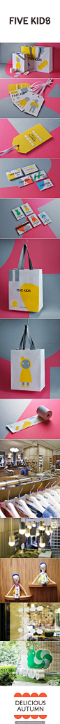 Five Kids on Behance this looks like a fun place to shop #identity #packaging #branding PD: 