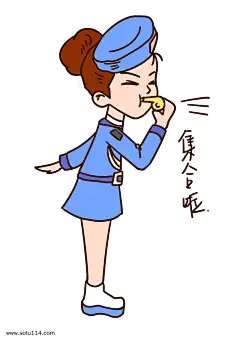 建军节表情包集合女军人插画图片png免抠元素卡通手绘背景装饰免扣图片
