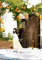 20220926路边的花墙