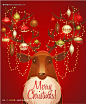 圣诞新年元素 圣诞节背景 圣诞节素材 新年素材 圣诞节 卡 #矢量素材# ★★★http://www.sucaifengbao.com/vector/beijing/
