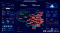 比较小众的，国家开放大学的可视化数据大屏UI设计-今日头条