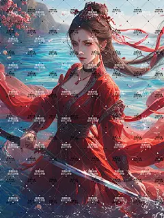 AI版权图古风女1027