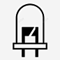 led铁砧二极管图标 标识 标志 UI图标 设计图片 免费下载 页面网页 平面电商 创意素材
