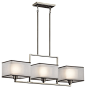 Kichler Lighting Kailey 3-Light Linear Chandelier transitional-chandeliers