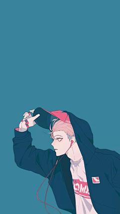 韩国画师INPLICK二次元帅哥壁纸集，男生头像