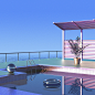 PoolSide : Visual concept design of Pool side in various style.