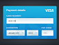 Dribbble - Credit Card Form by Haziq Mir