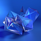 Colored Crystals on Behance