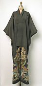 thekimonogallery:    Silk kimono. Early 20th century (1900-1910). MET Museum (Gift of Miss Irene Lewisohn and Mrs. Alice Lewisohn Crowley, 1946)