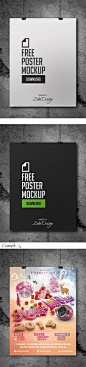 Free Poster Mockup : ITEM DESCRIPTIONTemplate Name: Poster MockupPsd size: 486 X 668 mm. (19,1 X 26,3 inch)Color: RGB/70 DpiDownload and Enjoy :)