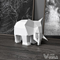 3D Origami, 3D Puzzle, Baby Shower, Birthday Gift, Digital Download, DIY, DIY Gift, Elephant, Elephant DIY Gift, Elephant Origami, Elephant Paper Sculpture, Elephant Papercraft, Elephant Pepakura, Faux Taxidermy, Faux Taxidermy Elephant, Gift for her, Hom