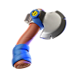 Game axe  3D Illustration