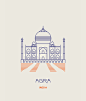 Line Icons of the World's Most Famous Landmarks