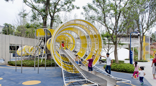 成都麓湖云朵乐园张唐景观