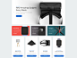 Shot of a shop page built for Navy WordPress theme.