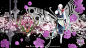 ✔《花之女王》游戏插画 动漫美少年 二次元手绘