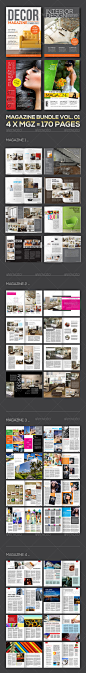 4X Magazine Collection (Mgz Bundle Vol. 01) - Magazines Print Templates
