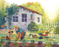 Neha-Rawat_plants_garden_grandpa_boy_gardening_bunnies-original.jpg (1200×960)