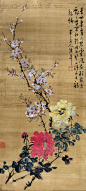 陈半丁——花鸟作品欣赏   |    
陈半丁(1876－1970年)，原名陈年，浙江山阴(今绍兴)人，画家。字半丁，一字半痴，别署辟痴，又字静山。以字半丁行世。号半丁老人、半叟、半翁、半野老、山阴半叟、稽山半老、山阴道上人、不须翁、老复丁、竹环、竹环斋主人、鉴湖钓徒、蓬莱山民、藐世头陀。室名一根草堂、五亩之园、竹环斋、莫自鸣馆。与任伯年、吴昌硕相识，后拜吴昌硕为师。又师法赵之谦、徐渭、陈淳，吸收明清各家画法而独树一帜。