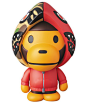 BAPE 鲨鱼玩偶 迷彩公仔 日本代购 MEDICOM TOY BABY MILO SHARK-淘宝网