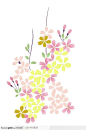 手绘花纹-色彩斑斓的水彩粉色樱花图片下载，现在加入素材公社即可参与传素材送现金活动