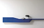 Horizontal melamine-faced chipboard wall cabinet with door HILLSIDE by arflex_5