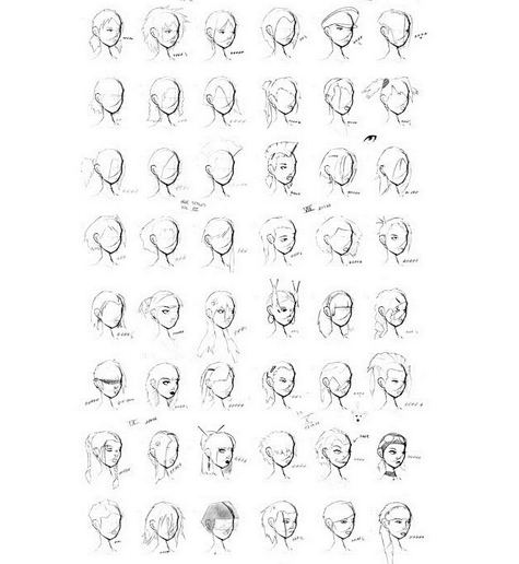 头发的100种画法