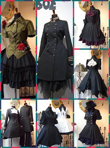11区twi上最近开始流行「军服连衣裙」...