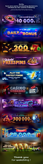 Slot & Casino Banners