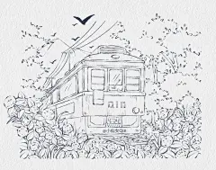 速写绣球列车～_1_小仙女Qin_来自小红书网页版