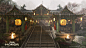 For Honor - Temple Garden, Laurie Durand : My mandate on the season 2 of For Honor was modeling  the green temple and the shrine area in the Temple Garden map. I helped on the level art around the pieces that I worked on, but not on the whole map. I Also 