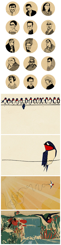 小石_新阅读采集到人物_版画
