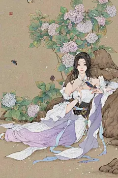工笔古风绝美插画：公子如风、美人似画，谁是你的小说男主脸！