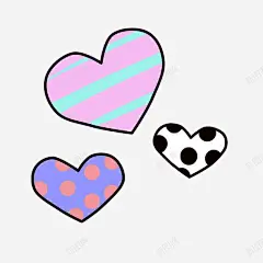 可爱卡通爱心 免抠png 设计图片 免费下载 页面网页 平面电商 创意素材
