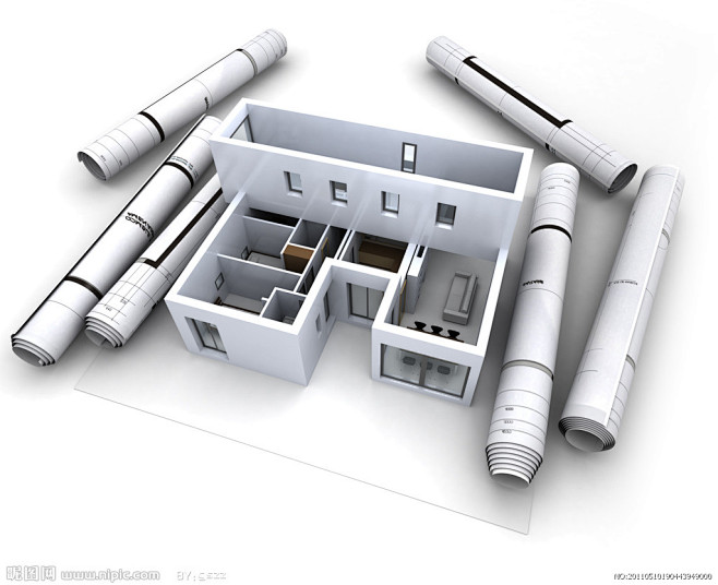3d建筑模型图纸设计图