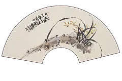 中国风红色喜庆扇子扇形古典古风手绘折扇PNG透明免抠PS设计素材
