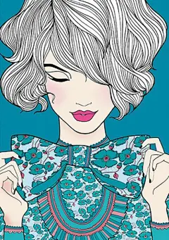 【时尚服装手绘插画设计图集下载】人物绘画插画服装设计作品参考