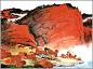 小泼墨山水画欣赏