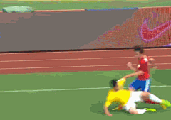 运动场上GIF搞笑动图：总统霸气下场，王者风范，干得漂亮_【快资讯】