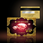高档尊贵钻石卡VIP贵宾卡会员卡模板下载-vip卡-卡|VIP卡|明信片|工作证