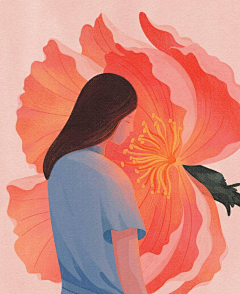 绘月初采集到花