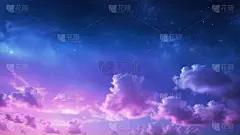 风光通用实景横板晚霞天空背景图片素材