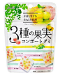 アサヒ／ピーチ・マンゴー・マスカット味の「フルーツセゾン コンポートグミ」 | メーカーニュース