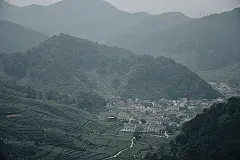 在山间行走 梯田 春天 #美景# #壁纸#by 一坞冬 | yes.zone