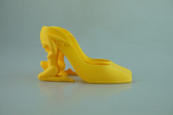 3D打印的Atlas高跟鞋，模型文件可免...