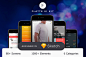 多用途扁平化APP设计UI工具包SKETCH模板 Flatte UI Kit - 80++ for Sketch
