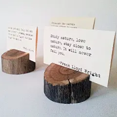 #名片座##咖啡馆卡片架##原木装饰##手工天然#