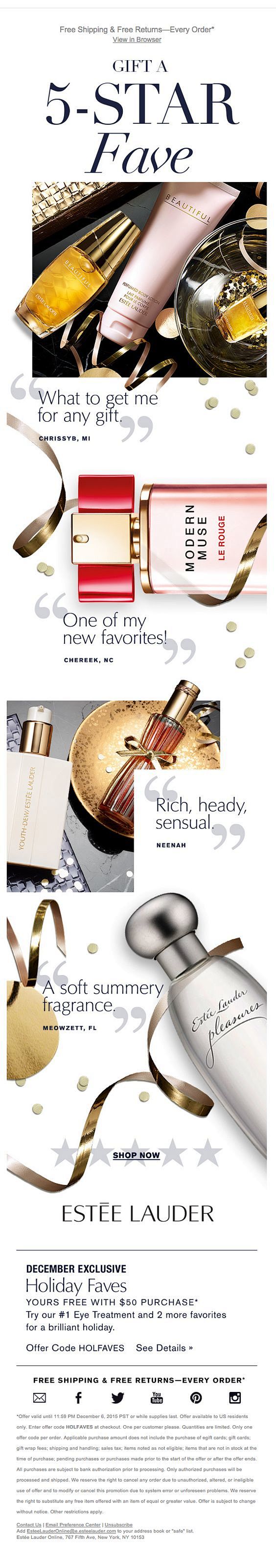 Estee Lauder - письм...