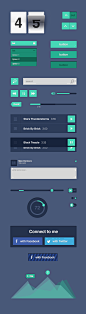 iPhone free UI set on Behance